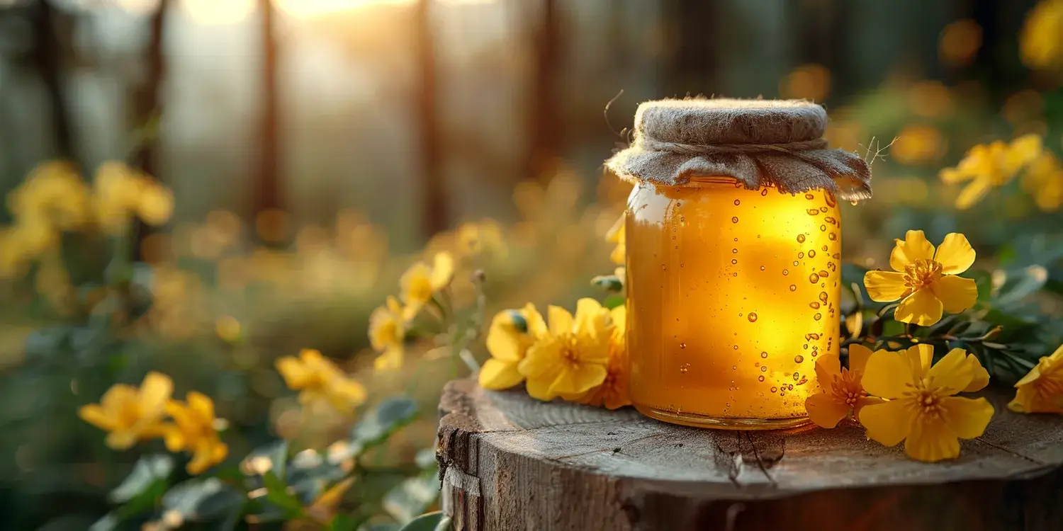 Miód gryczany na stawy