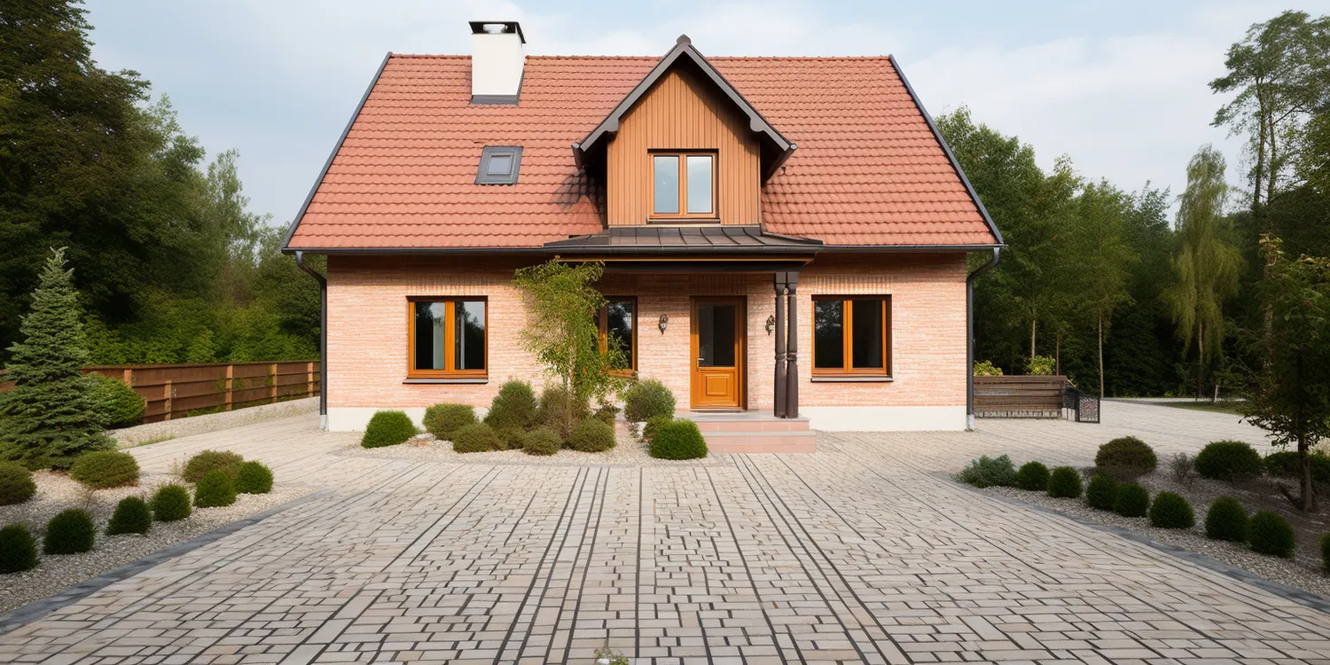 Jaka kostka brukowa do czerwonego dachu?