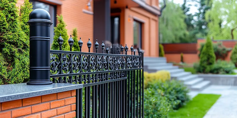 Schmuckzaun aus Polen